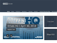 Tablet Screenshot of cedlincoln.com